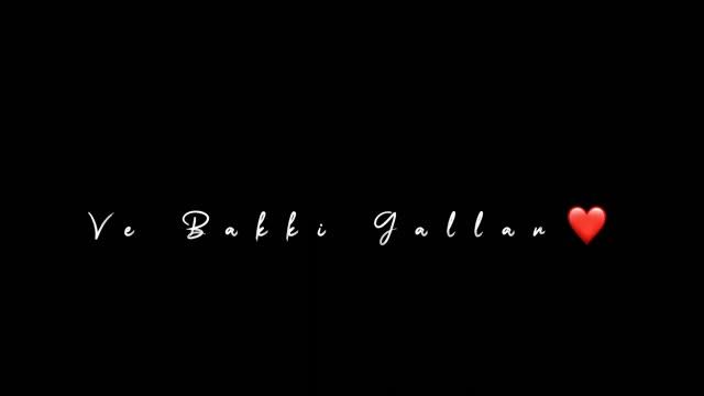 Gaal Naal Laa Sajjan Adeeb Black Screen Status || Gaal Naal Laa Sajjan Adeeb WhatsApp Status Video