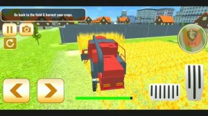 Heavy Duty Tractor Farming Tools 2021 - Wheat Farm Simulator - Tractor Game Video - Android Gamepla