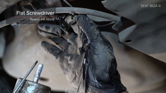How to change fuel filter SEAT IBIZA 3 6L [TUTORIAL AUTODOC] смотреть онлайн