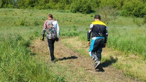 тренировка на питбайках.
