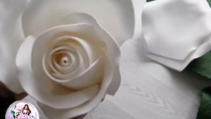 МК-РОСТОВАЯ РОЗА ИЗ ИЗОЛОНА.РОЗА ИЗ ИЗОЛОНА 50 СМ