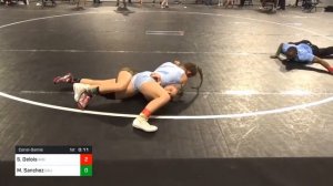 112 Lbs Consolation - Sydney Delois, Indiana Girls Wrestling IGNITES Vs Mia Sanchez, California Gr