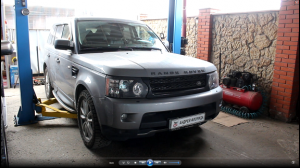 Замена радиатора охлаждения двигателя на Range Rover Sport 5,0 Ленд Ровер Спорт 2012 г 1часть