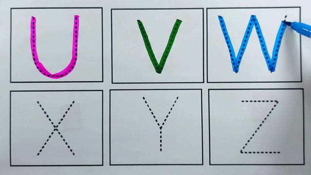 U for Umbrella V for Village , Alphabets | Learn to Write Alphabet | ABCD for kids learning | Kids