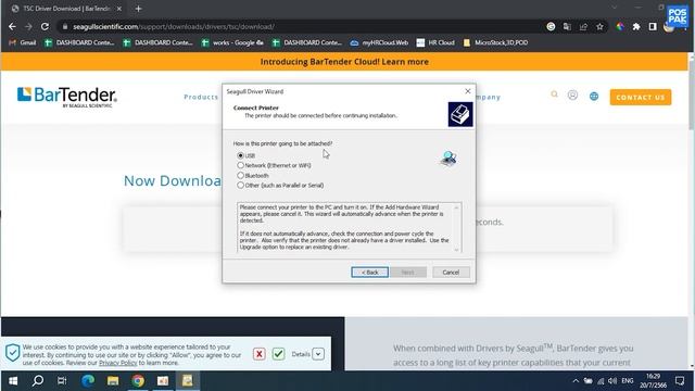 TSC TE310  เครื่องพิมพ์บาร์โค้ด 300DPI |  Download and Install Driver