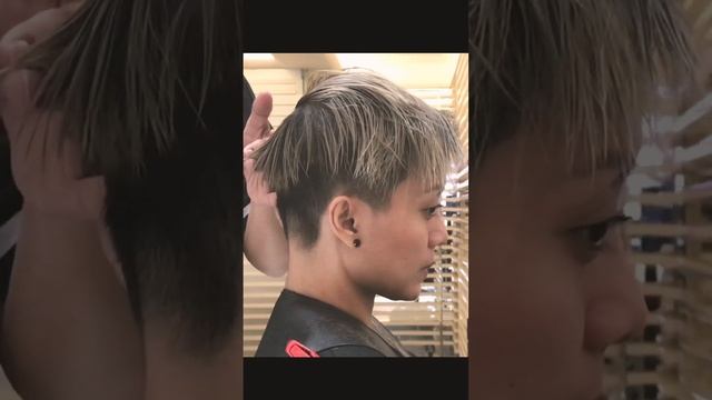 Part 3 - hair trimming at toni&guy salon #pixiecut #shorthaircut #barbershop #baldgirl #fadehaircut