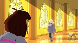 Sans vs Frisk-(Chara) Анимация (Русская озвучка)