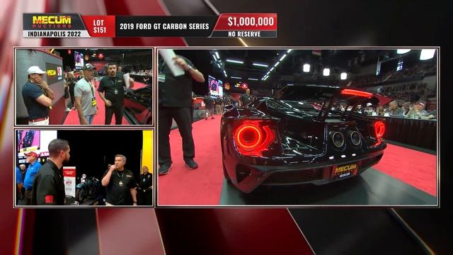 2019 Ford GT Carbon Series Sells for $1.1 Million // Mecum Indy 2022 смотреть онлайн