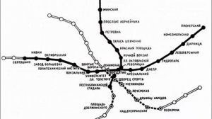 Как менялась схема Киевского метро