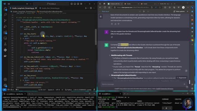 Code a Gradio LangChain app with immediate real-time responses that stream back word by word! смотреть онлайн