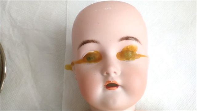 РЕСТАВРАЦИЯ ГЛАЗ КУКЛЫ Kämmer & Reinhardt МАСТЕР КЛАСС  Restoration of doll eyes tutorial