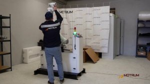 Монтаж и подключение кобота паллетайзера PROMPOWER в лаборатории Motrum