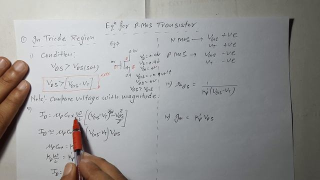 Lec-80 Linear Region in P MOSFET- Drain Current, Trans-conductance | EDC | R K Classes | Hindi | смотреть онлайн