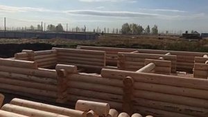 Дом из оцилиндрованного бревна