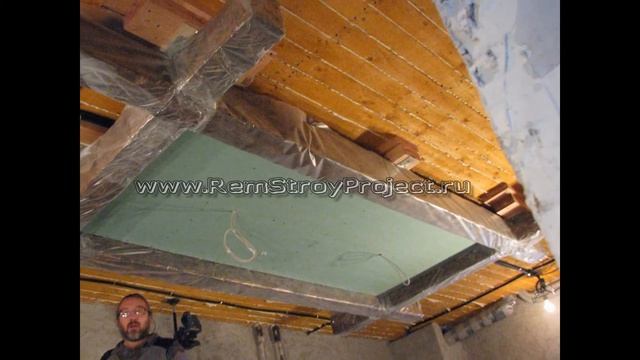 Состаренные деревянные элементы в интерьере. Изготовление и монтаж. смотреть онлайн