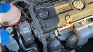 Грохот неисправной помпы 1,4 TSI CAXA