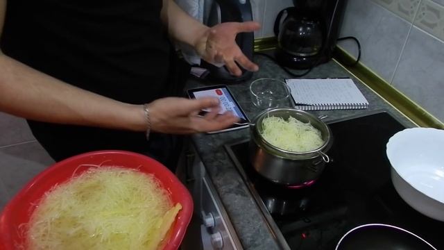 Картофель по Корейски, Корейский картофельный салат "Камди Ча" (감자 샐러드)