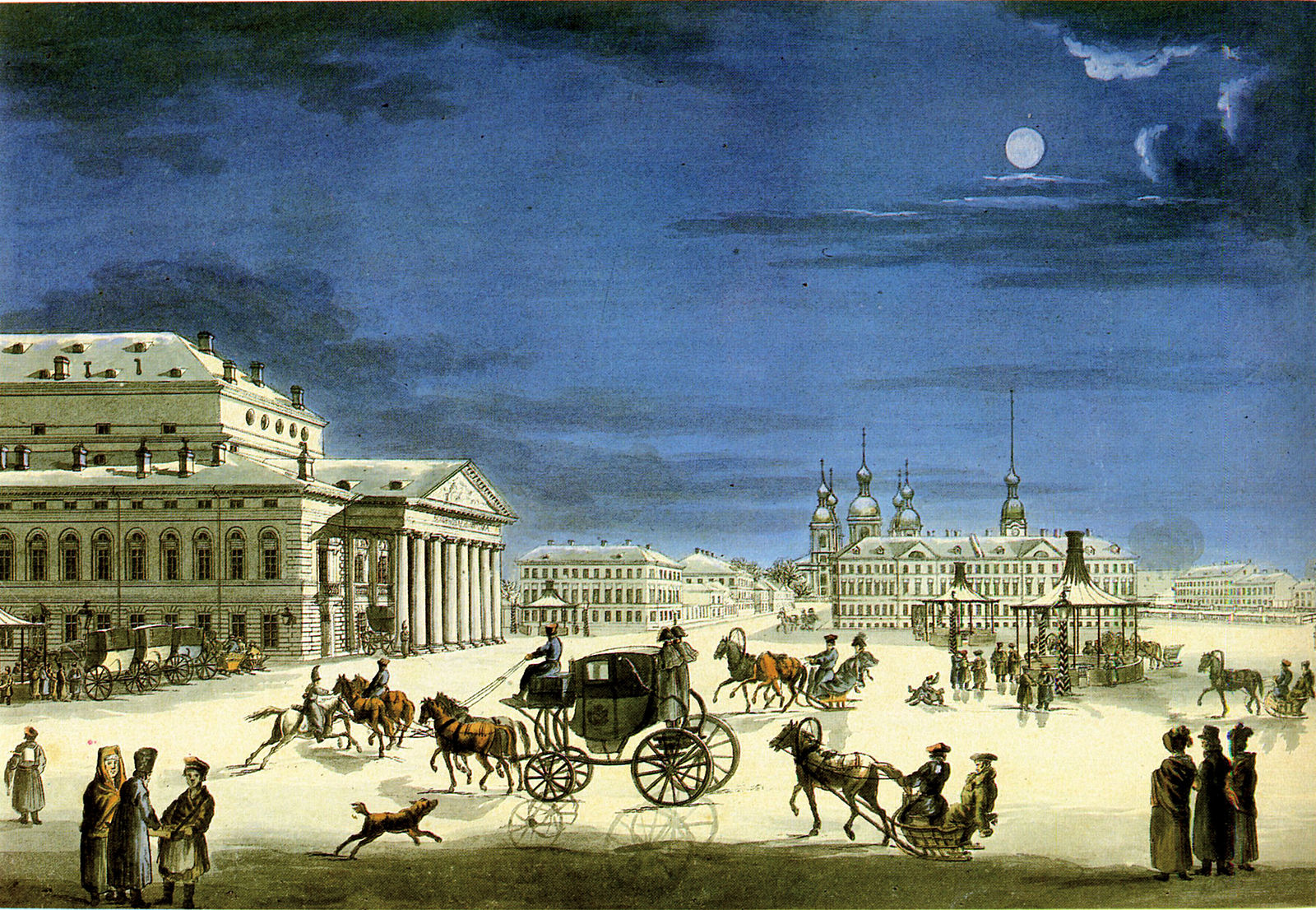москва и петербург 19 века