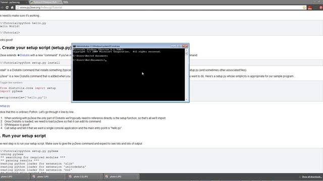 Python Tutorial: Convert .PY to .EXE using Py2exe смотреть онлайн