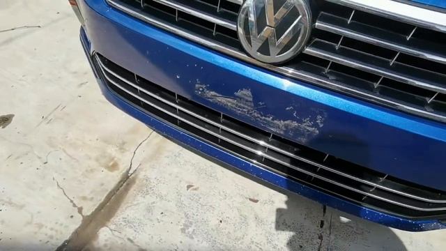 Как быстро и дешево убрать сколы с бампера автомобиля! смотреть онлайн