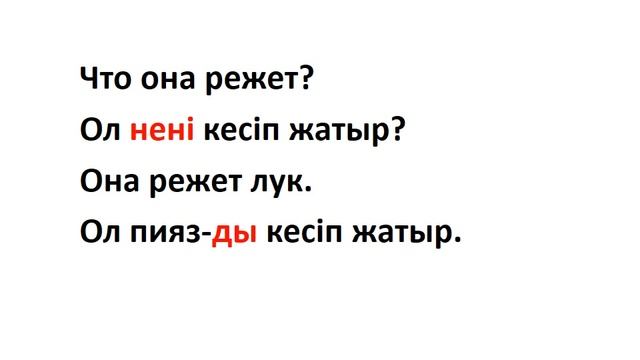 Казахский язык для всех! Винительный падеж казахского языка смотреть онлайн