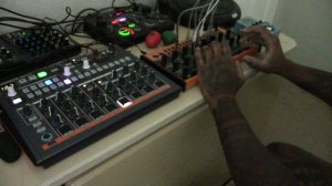 Drumbrute impact and behringer crave Space jam with a little help from the rc-202 loop station