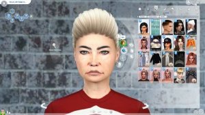 CAS Alpha CC || elder Catherine Stafford || The Sims 4