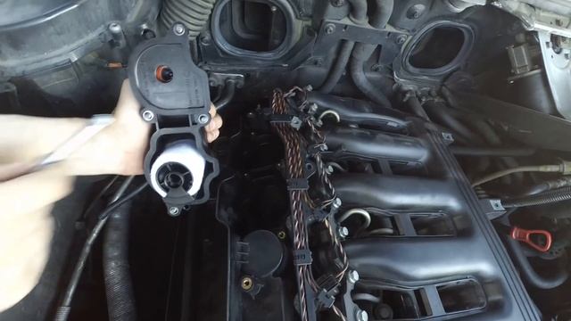 Замена фильтра КВКГ BMW X5 E53 или почему ТУРБИНА кидает масло во впускной коллектор смотреть онлайн