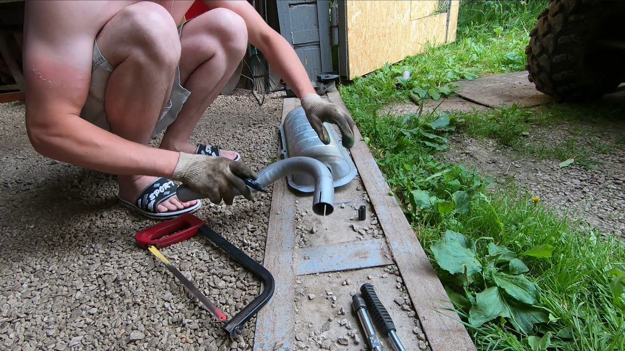 # 22.Глушитель от ВАЗа на Авантис хантер 200 NEW. (часть первая) смотреть онлайн