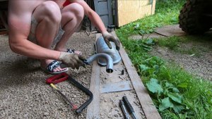 # 22.Глушитель от ВАЗа на Авантис хантер 200 NEW. (часть первая)