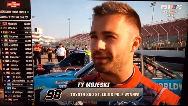 TY MAJESKI ON POLE AT GATEWAY - TOYOTA 200 смотреть онлайн