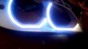 kia spectra angel eyes & turn flash led