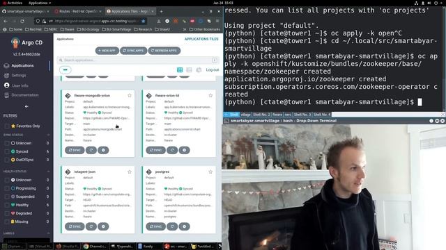 Install clustered Apache Zookeeper cluster manager to build scalable applications on OpenShift Loca