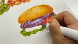 draw with me - food illustration?? using alcohol-based markers ₊˚✧