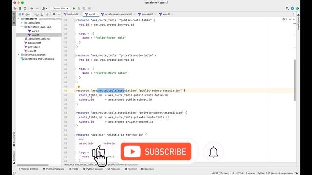 Deploy AWS Network Infrastructure with Terraform | Create VPC, Subnet, Route Table, Gateway | Part-