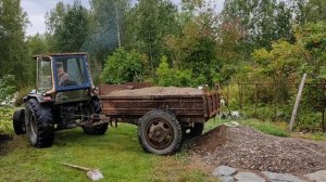 Самосвальный прицеп для трактора