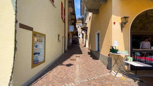 Ascona, where the Swiss go on holidays ?? Relaxing walk in 4K смотреть онлайн