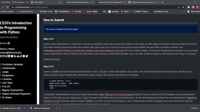 Final Project CS50's Introduction to Programming with Python смотреть онлайн