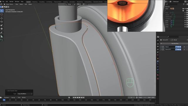 008 Adding bevel modifier