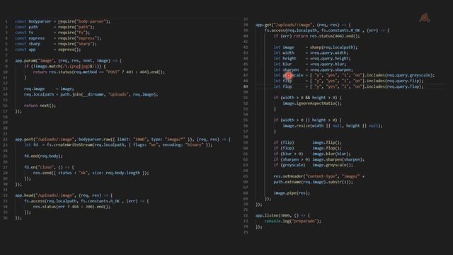 Creación de Microservicios con Node.js. Completar Editor de Imágenes.