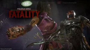 мортал комбат 11 рейн милина рэмбо все фаталити