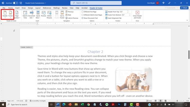 How to Insert Headers and Footers on Specific Pages in Microsoft Word (PC & Mac) смотреть онлайн