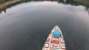 Сплав на САПе,  озеро Ключик, река Суринь