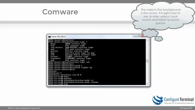 HPE Comware Networking (Part 4): HPE / H3C Comware initial setup (part 4) - SSH on Comware смотреть онлайн