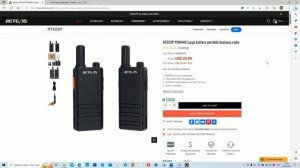 Программируем радиостанцию Retevis RT622P или попытаемся ее подружить с другими PMR радиостанциями