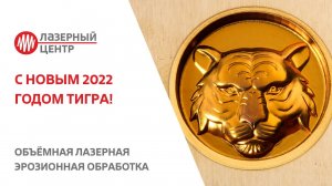 С НОВЫМ 2022 ГОДОМ! // TIMELAPSE ТИГР // Лазерный Центр