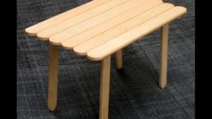 Как сделать ДОМ и мебель из  ПАЛОЧЕК от мороженного  How to make a HOUSE and furniture Popsicle