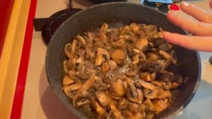 Как пожарить вкусно грибы шампиньоны