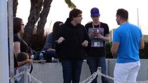 Gerard Way dancing at Comic Con 2012