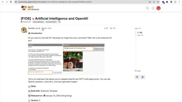 How To Create AI image generator App using MIT App Inventor 2 | Create AI App